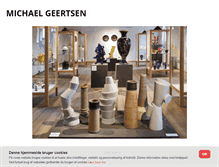 Tablet Screenshot of michaelgeertsen.dk